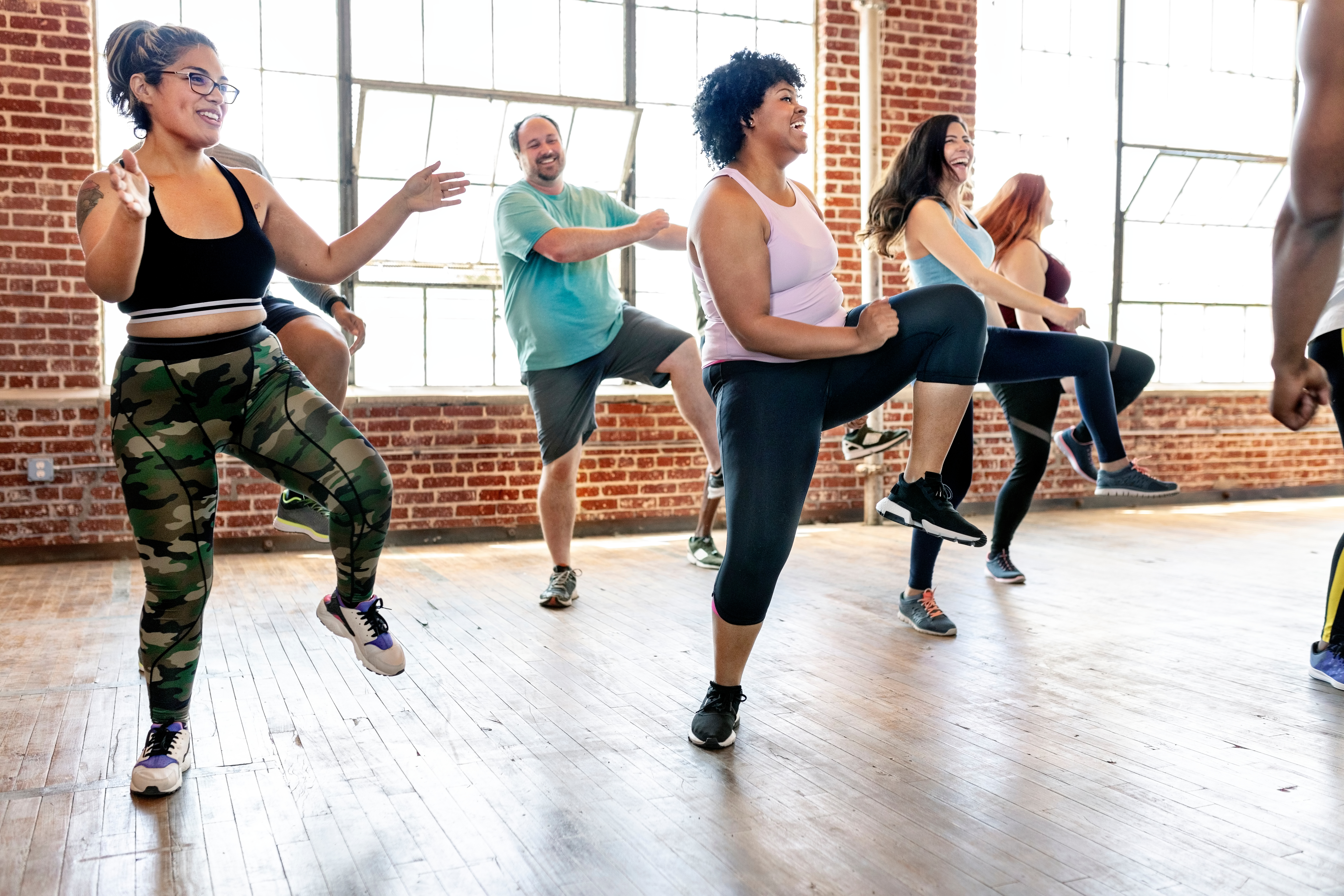 Gemeinsames Tanztraining