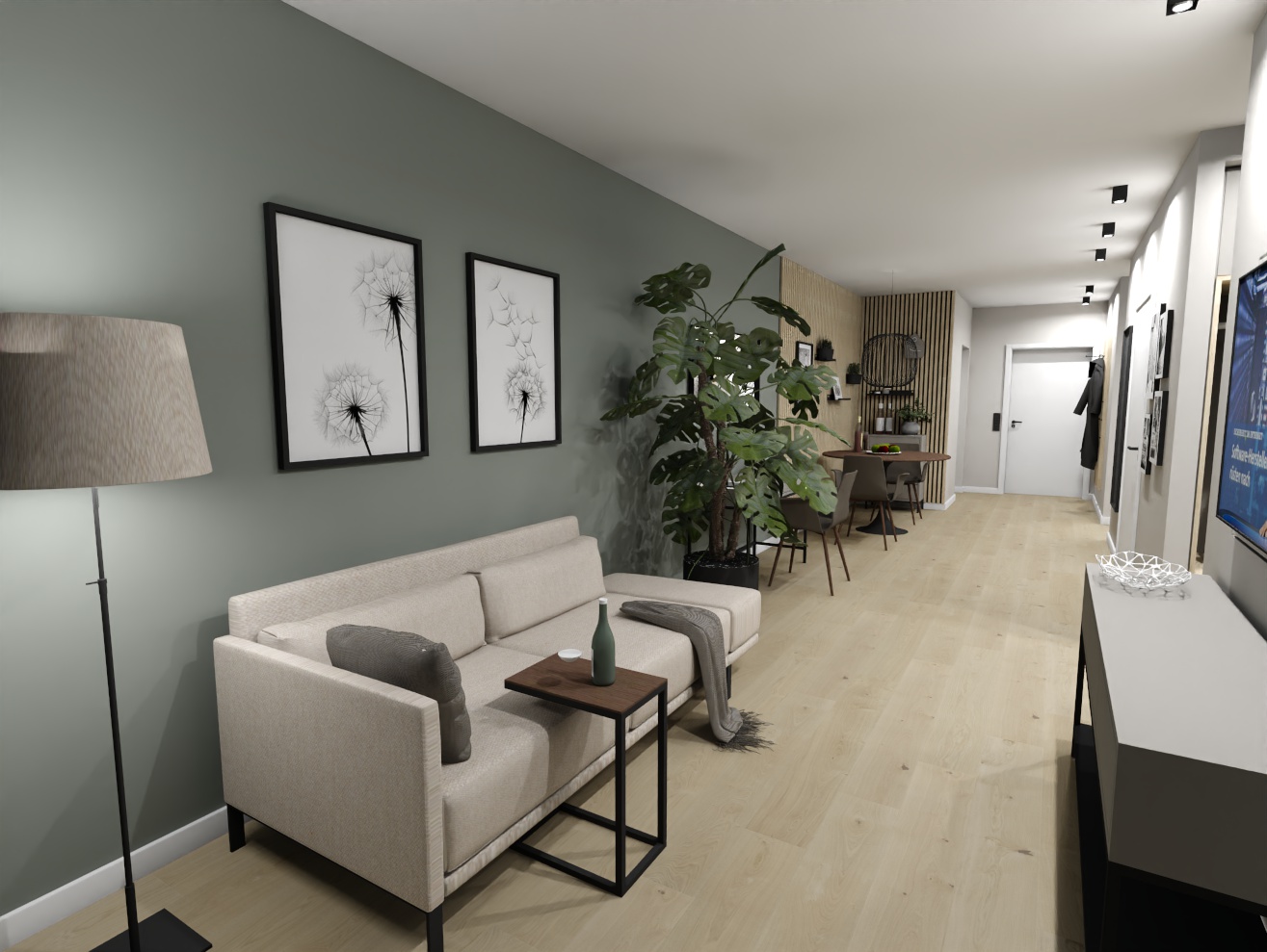 2-Zimmer Apartments mit Balkon/ Terrasse