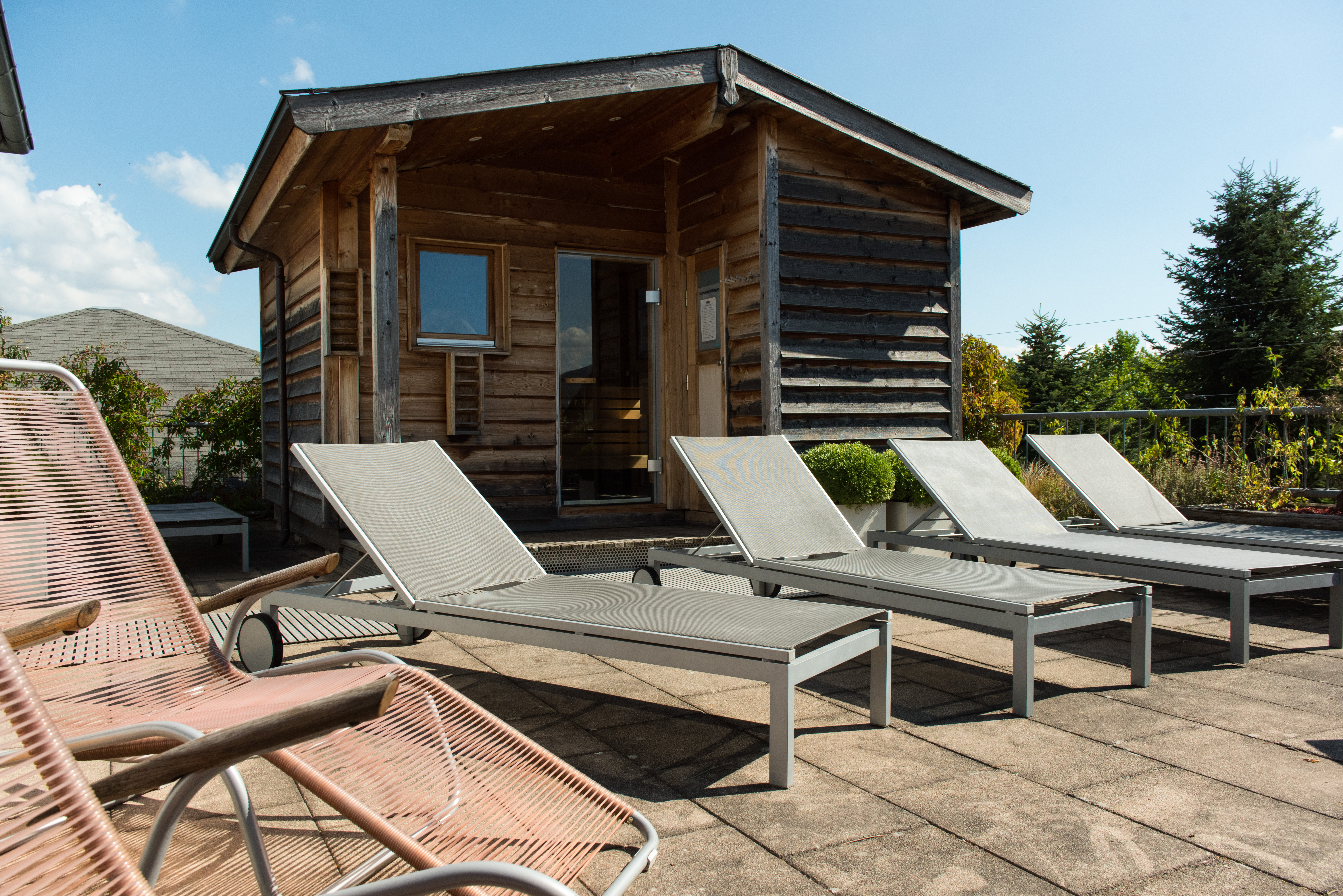 Outdoor-Sauna bei MAPET